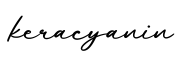 单词keracyanin书写