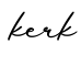 单词kerk书写