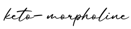 单词keto-morpholine书写