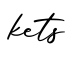 单词kets书写