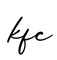单词kfc书写