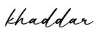 单词khaddar书写