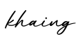 单词khaing书写