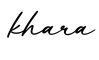 单词khara书写