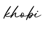 单词khobi书写