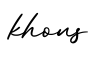 单词khons书写