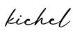 单词kichel书写
