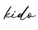 单词kido书写