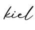单词kiel书写