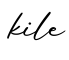 单词kile书写