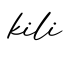 单词kili书写