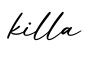 单词killa书写