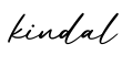 单词kindal书写