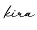 单词kira书写