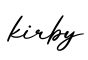 单词kirby书写