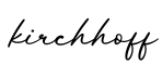 单词kirchhoff书写