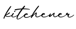 单词kitchener书写