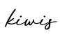 单词kiwis书写