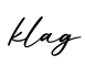 单词klag书写