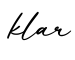 单词klar书写