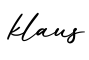 单词klaus书写