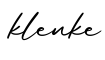 单词klenke书写