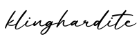 单词klinghardite书写