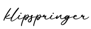 单词klipspringer书写
