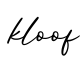 单词kloof书写