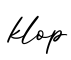 单词klop书写