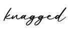 单词knagged书写