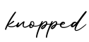 单词knopped书写