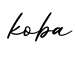 单词koba书写