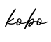 单词kobo书写