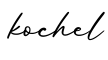 单词kochel书写