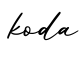 单词koda书写
