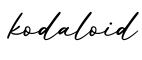 单词kodaloid书写