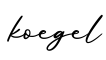单词koegel书写