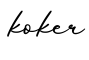 单词koker书写