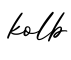 单词kolb书写