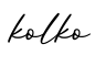 单词kolko书写