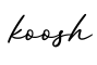 单词koosh书写