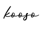 单词kooso书写