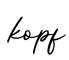 单词kopf书写