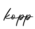单词kopp书写