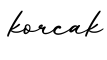 单词korcak书写