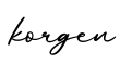 单词korgen书写