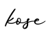 单词kose书写