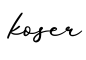 单词koser书写