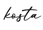 单词kosta书写